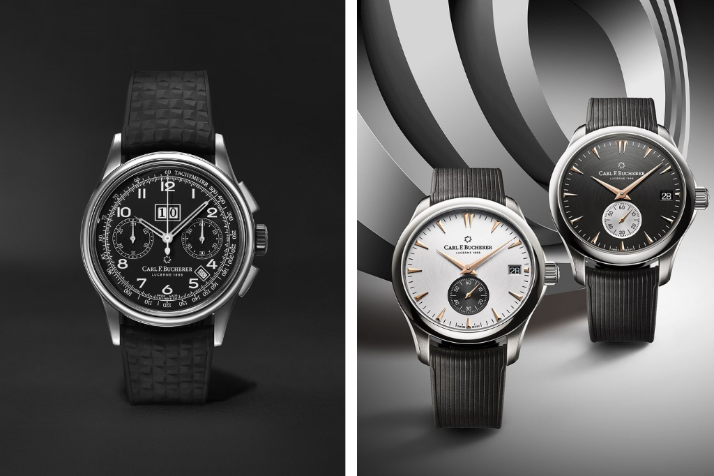 Carl F. Bucherer Heritage BiCompax Annual and Manero Peripheral - his and hers watch sets