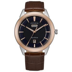 citizen-eco-drive-brown-leather-watch