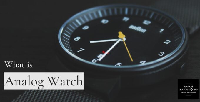 what is an analog watch