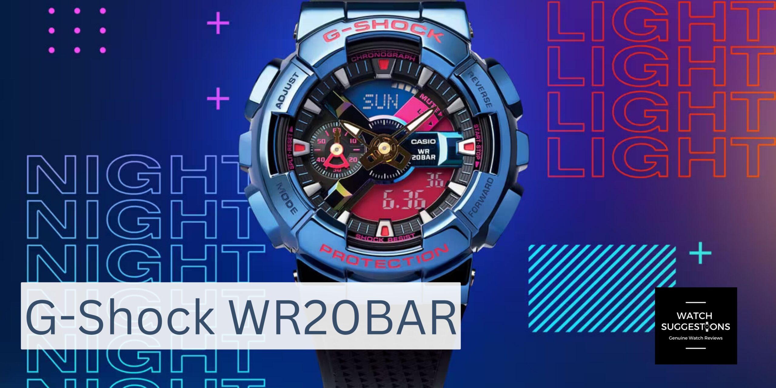 g shock wr20bar watch suggestions