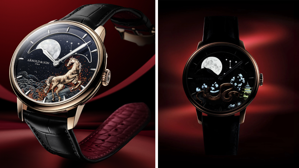 Arnold & Son Perpetual Moon 41.5 Red Gold Year of the Horse