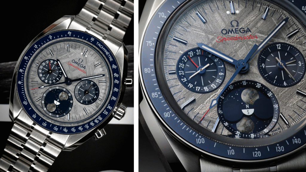 Omega Speedmaster Moonphase Meteorite