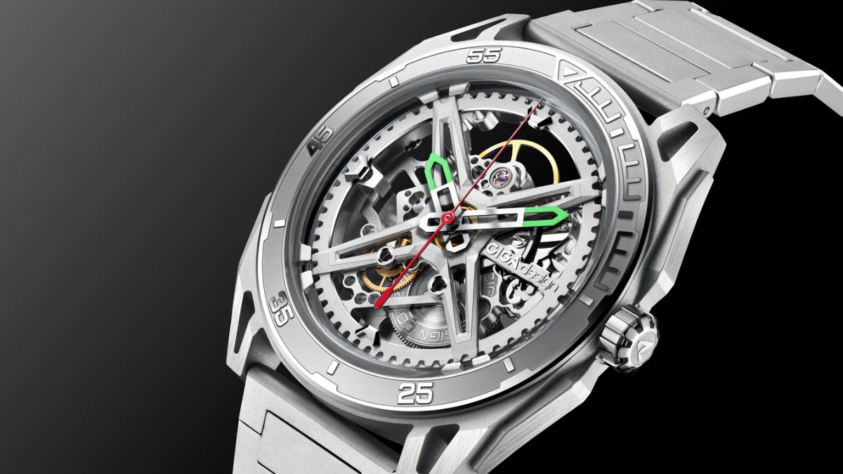 Case Design of CIGA design Falcon Round Automatic Skeleton Watch