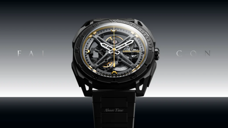 CIGA design Falcon Round Automatic Skeleton Watch