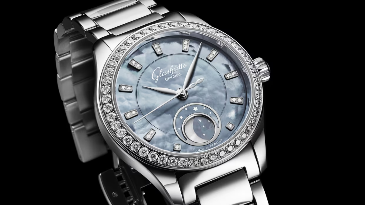 glashütte Serenade Luna Dial