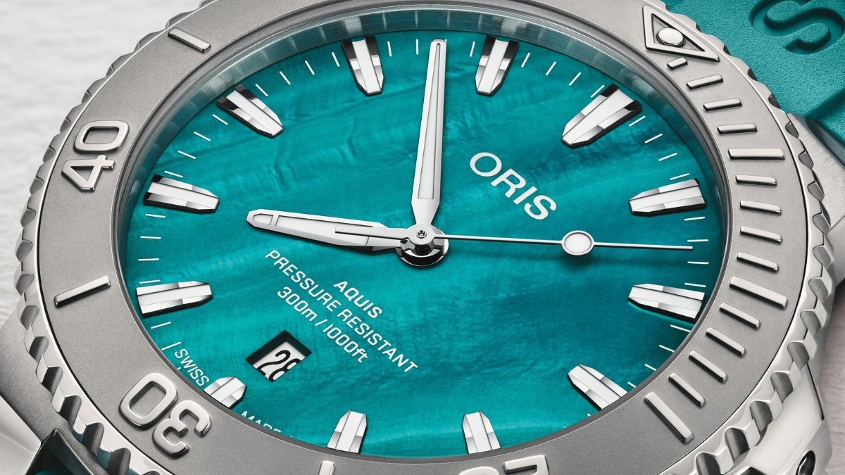 Dial of Oris Aquis New York Harbor Limited Edition II