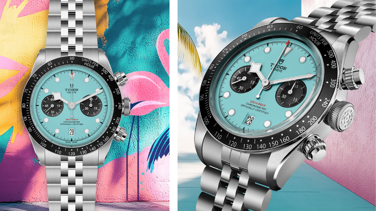 Tudor Black Bay Chrono Flamingo Blue