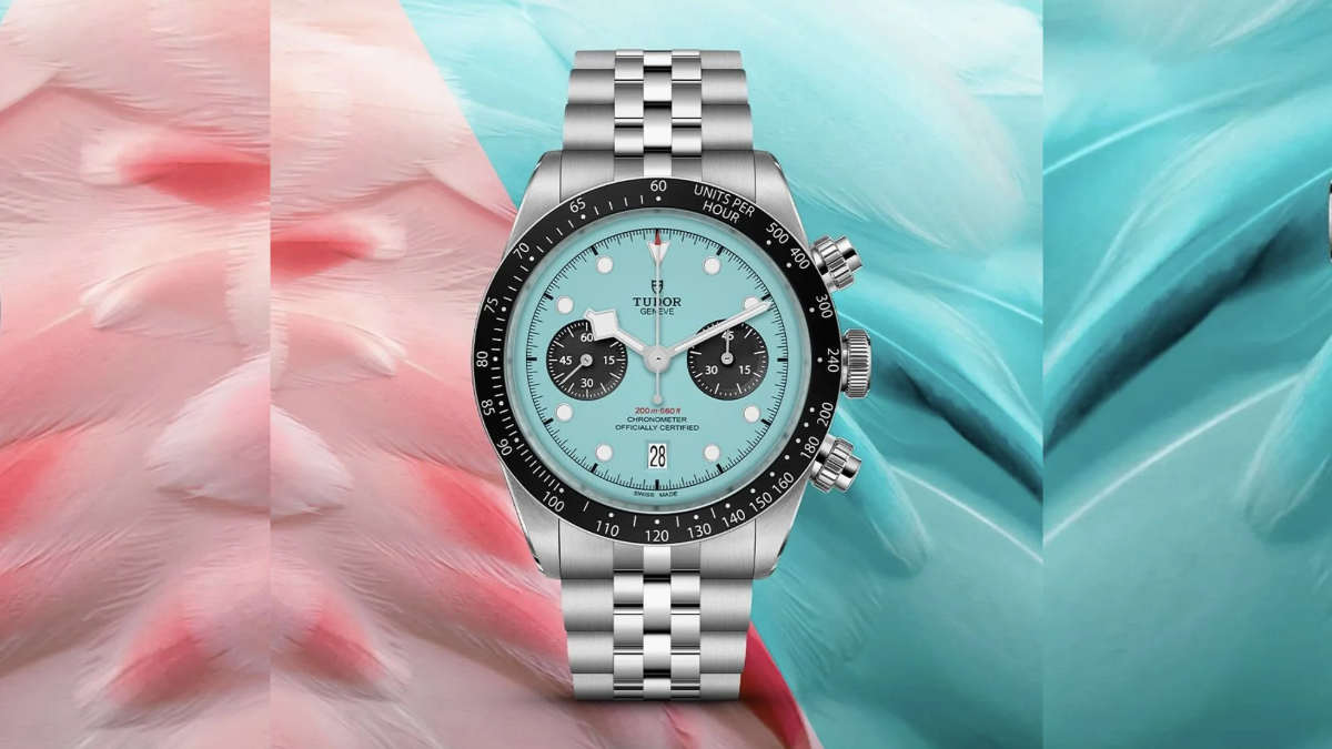 Tudor Black Bay Chrono Flamingo Blue 