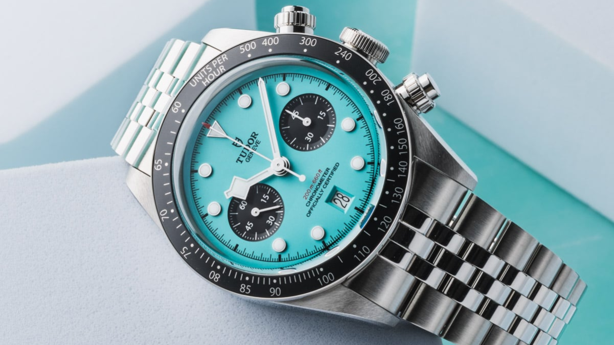 Tudor Black Bay Chrono Flamingo Blue