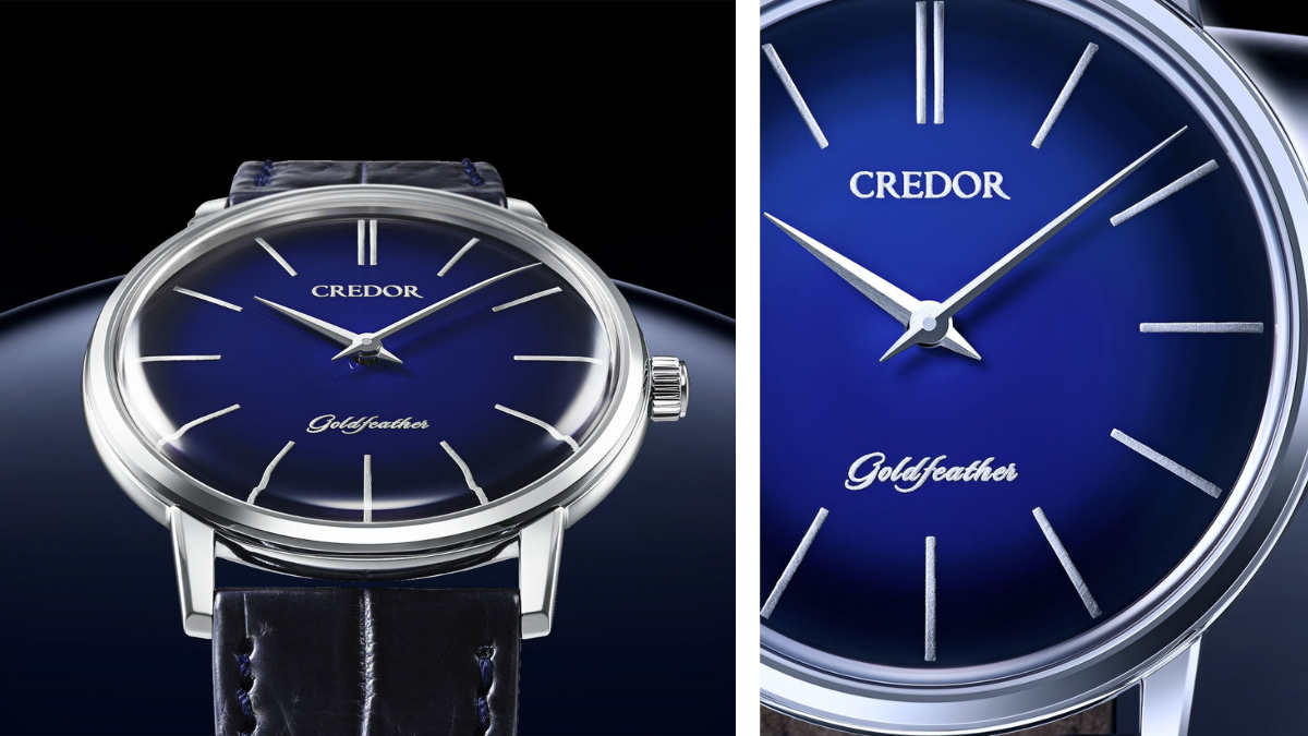 Credor Goldfeather Imari Nabeshima Porcelain Dial Limited Edition: GCBY991