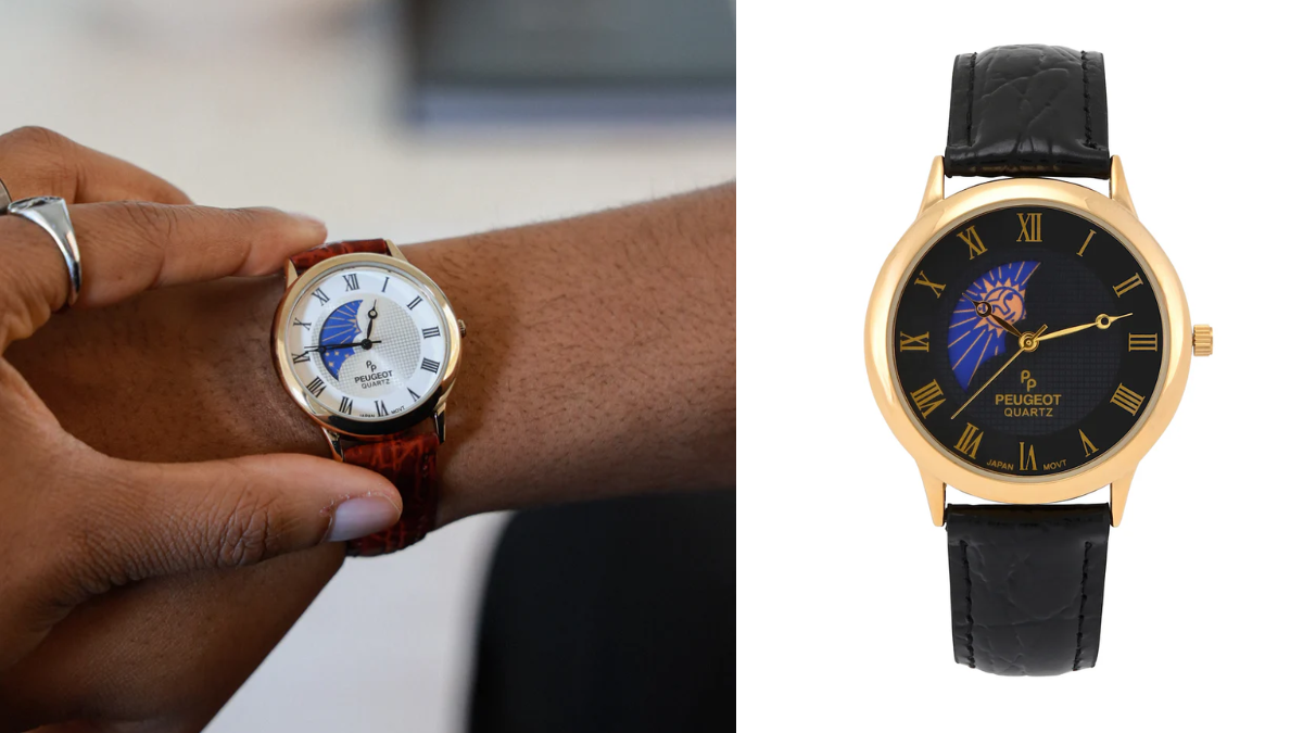 Men’s Moon-Phase Peugeot Watch -Best Peugeot Watches For Men