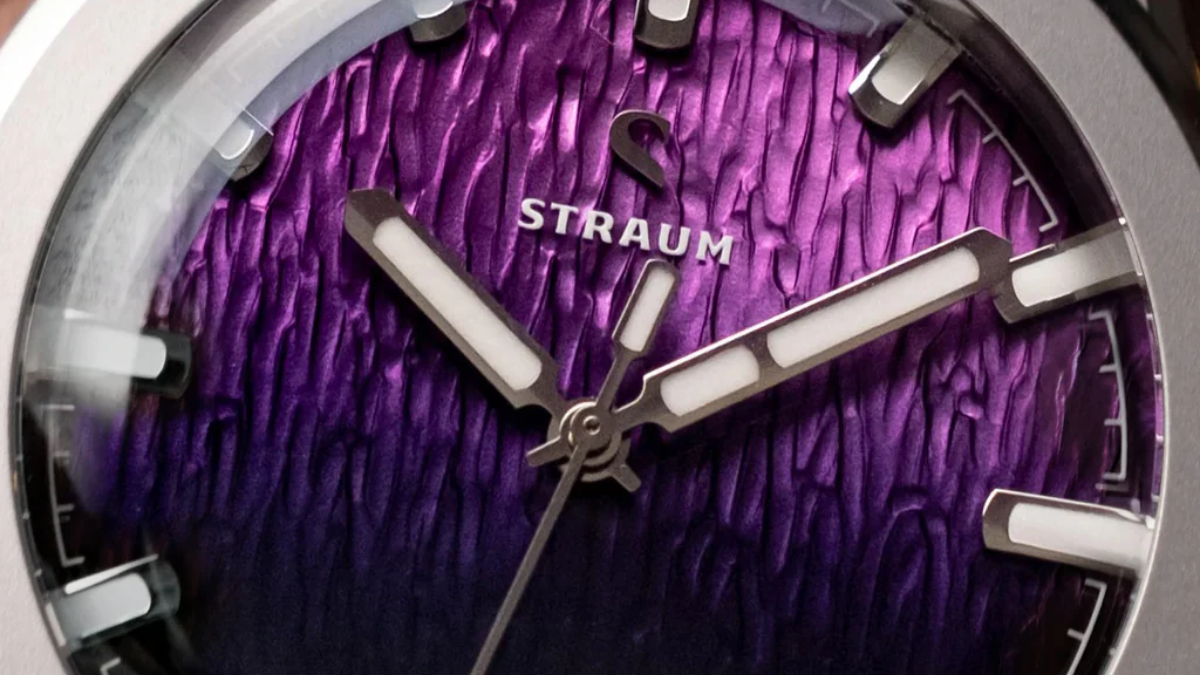 _Straum Jan Mayen Titanium Purple Borealis Watch 