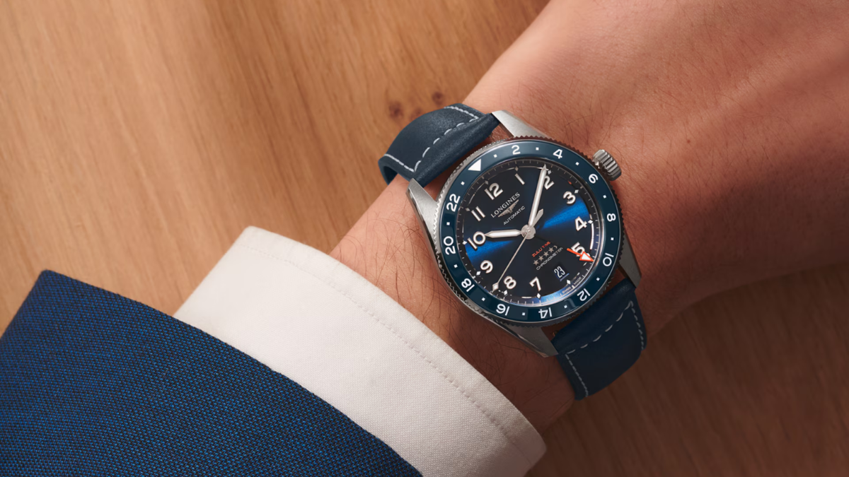 Longines Spirit Zulu Time  GMT Watch