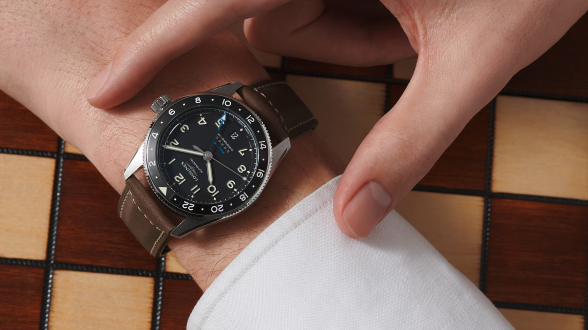 Longines Spirit Zulu Time  GMT Watch