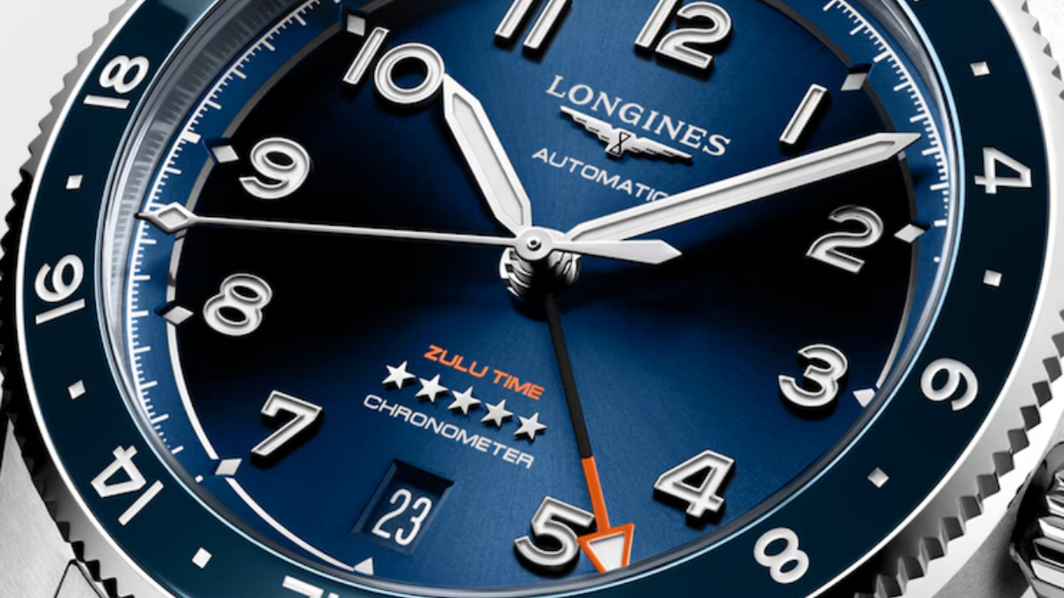 Longines Spirit Zulu Time  GMT Watch